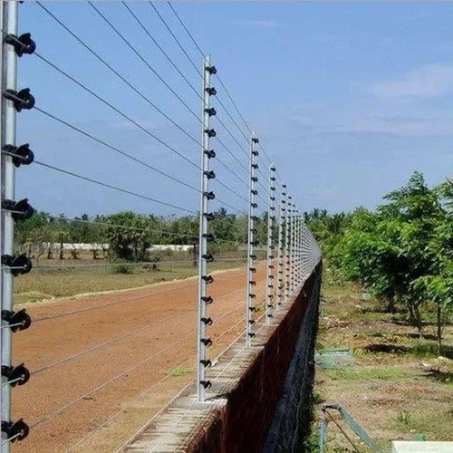 Analog power fence protecting agricultural land